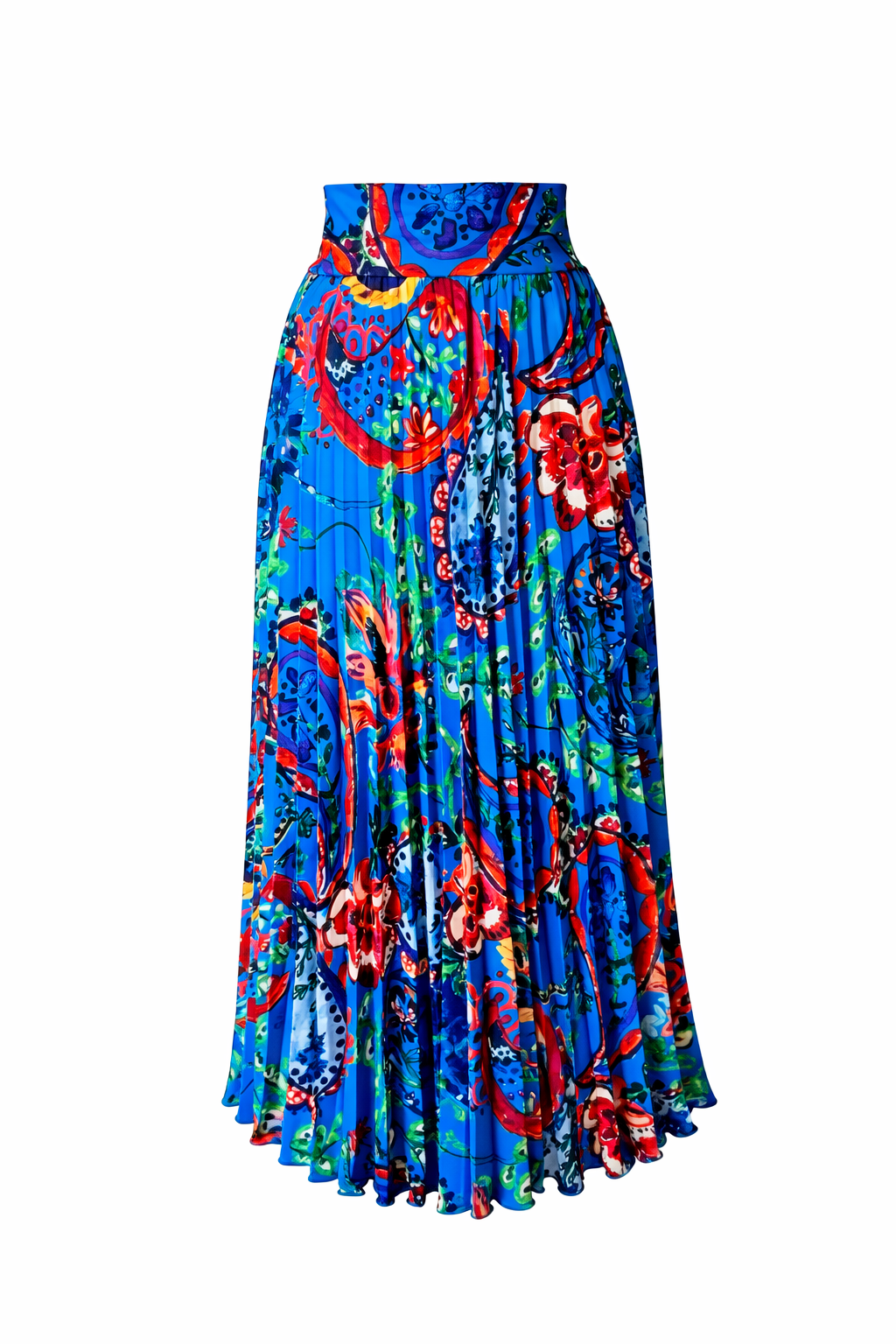 Free Pleated Rhythm of Colors Skirt