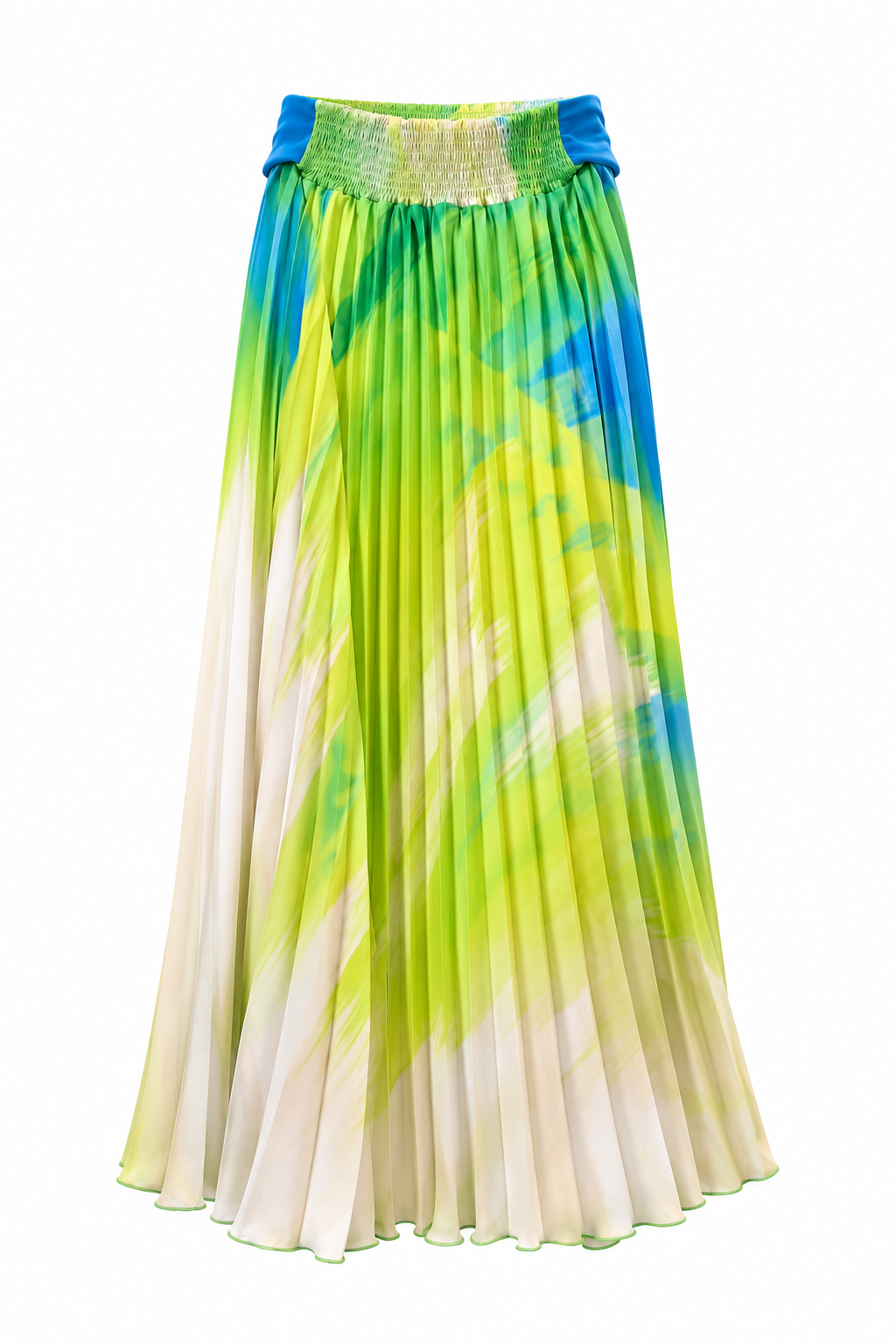 Free Pleated Rhythm of Colors Skirt