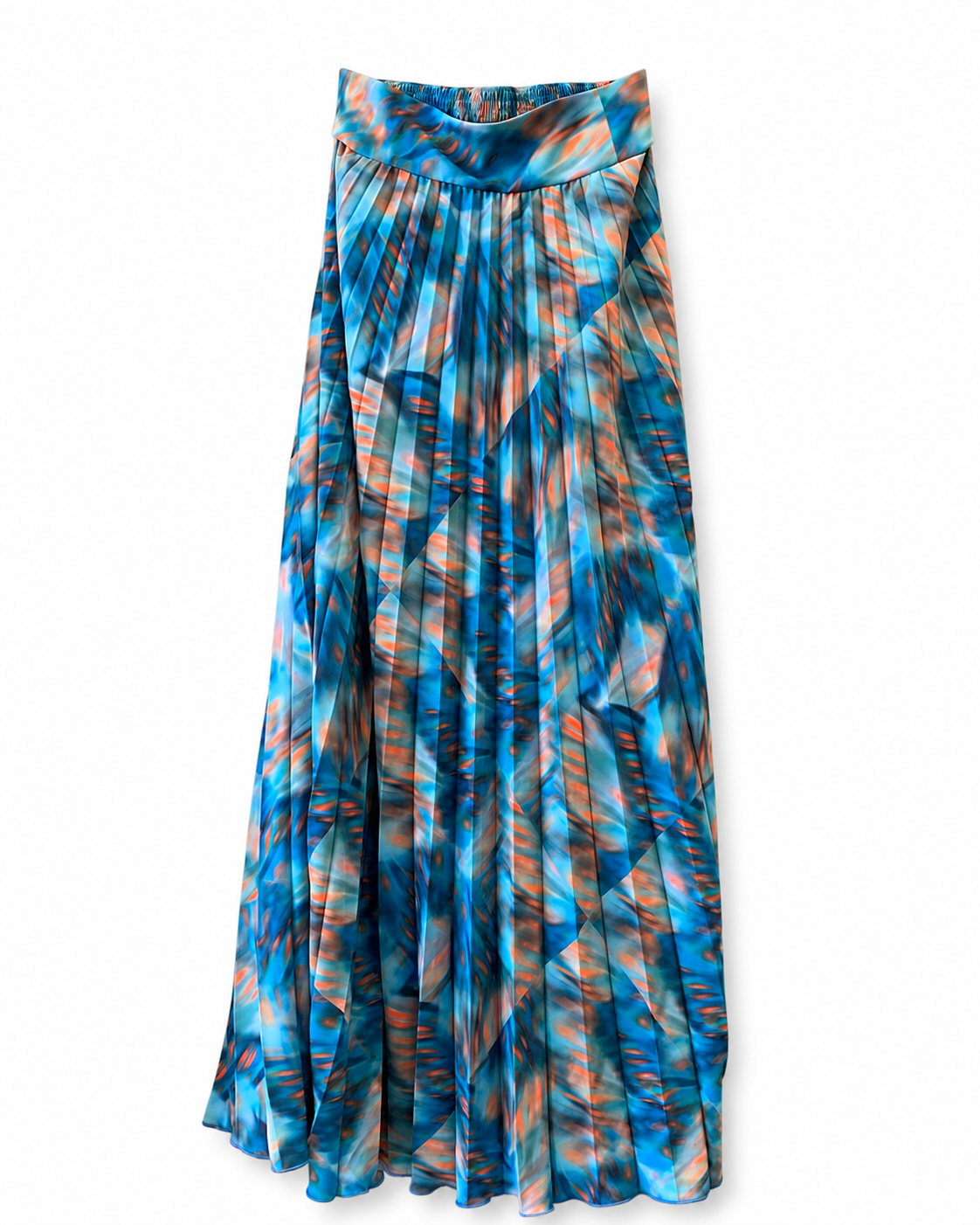 Free Pleated Rhythm of Colors Skirt