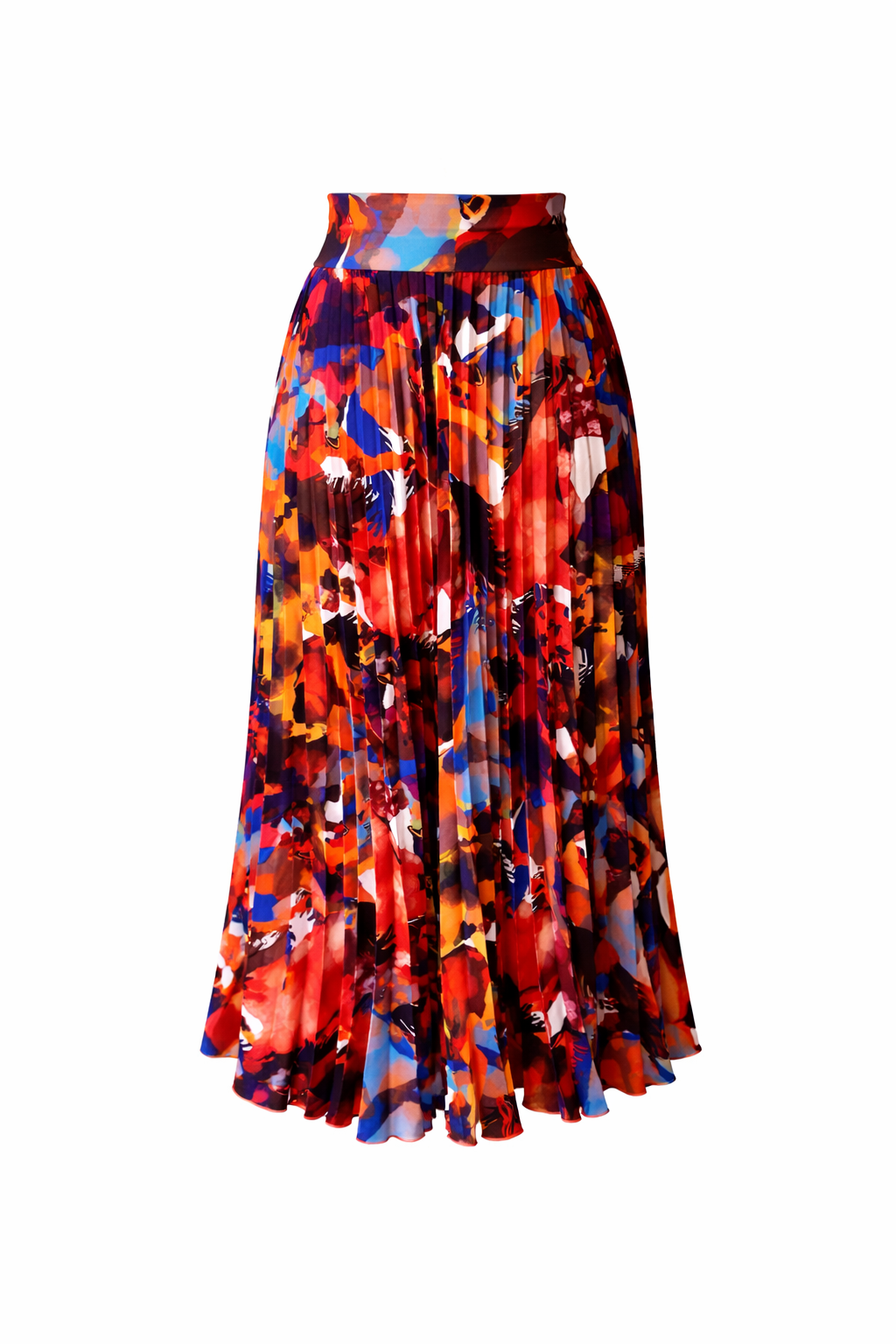 Free Pleated Rhythm of Colors Skirt