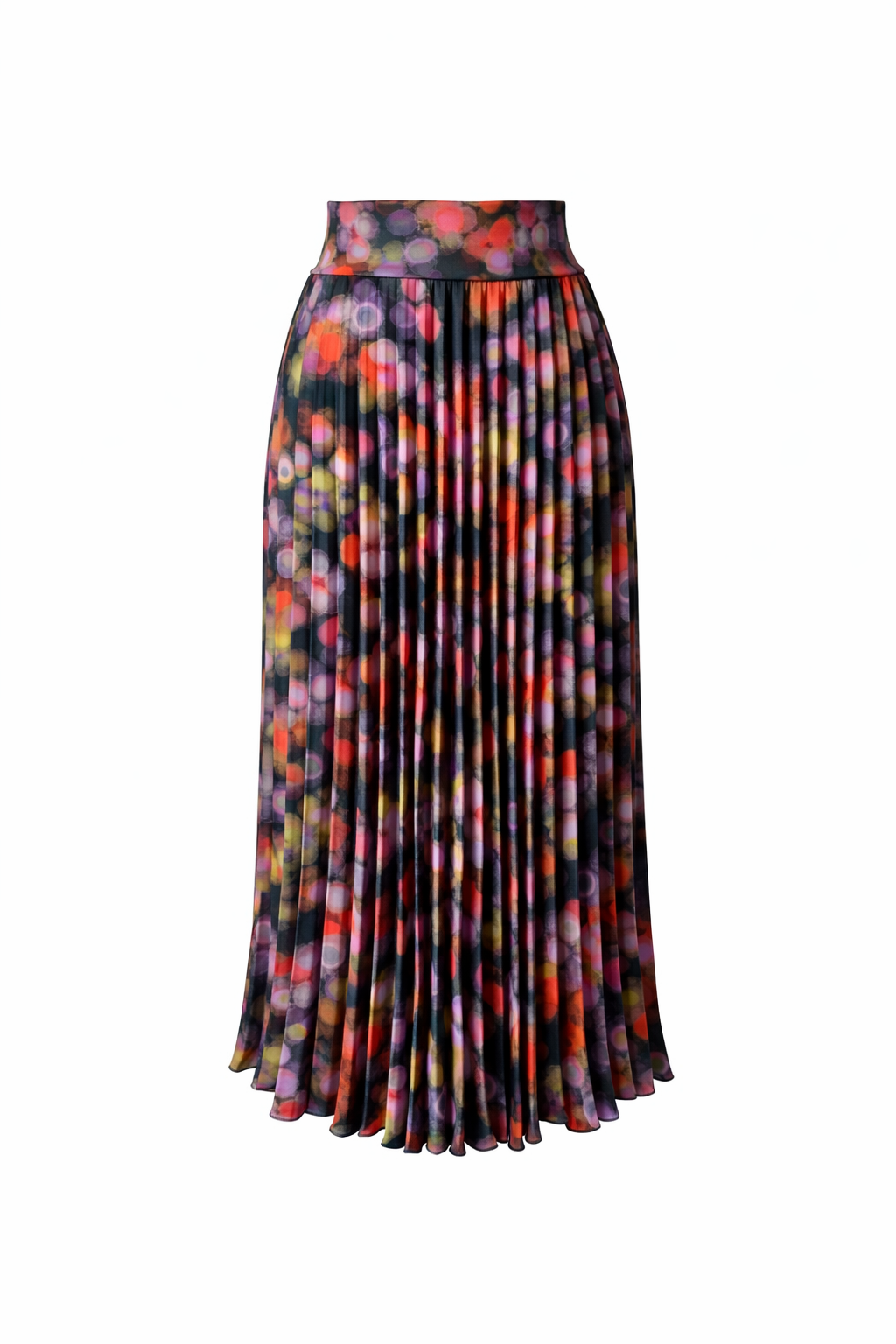 Free Pleated Rhythm of Colors Skirt
